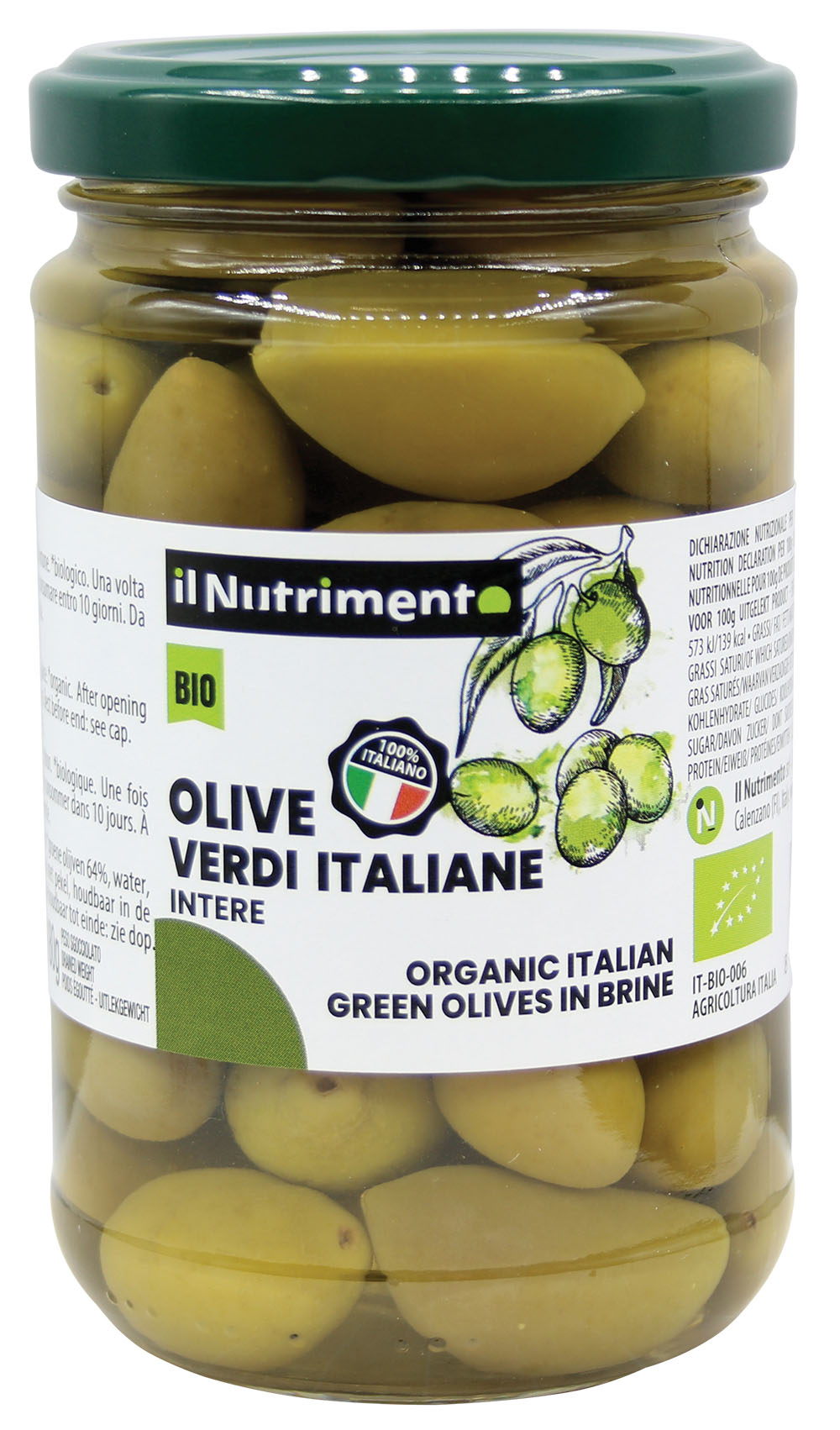 OLIVE VERDI IN SALAMOIA - Il Nutrimento